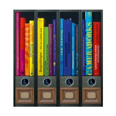 Ordner Rückenschilder Rainbow Books