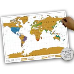 Scratch Map Poster
