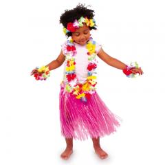 Hawaiianerin-Kostüm für Kinder 