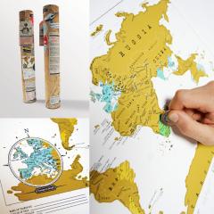 Rubbel Weltkarte Scratch Map Travel Edition