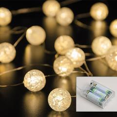 Micro LED Lichterkette 20 Kugeln