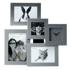 Bilderrahmen mit Uhr