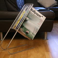 Zeitschriftenständer chrom