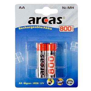 4X Für Varta AA 800 MAH 1,2 V Solar Akku Mignon NiMh 56736 Bulk + 1X Akkubox Zu Aufbewahrung Von 4 STK. Mignon Oder Micro Batterien Und Akkus Mit Logo