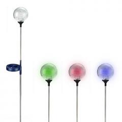 Solar Deko Glaskugel multicolor