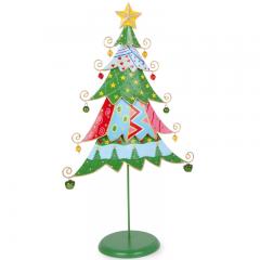 Kunterbunter Metall-Weihnachtsbaum