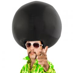 Aufblasbare Afro Perücke