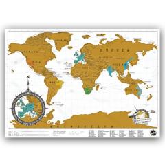Scratch Map Poster