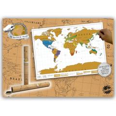 Scratch Map Poster