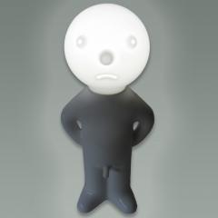 Mr. P Lampe One Man Shy weiss/grün