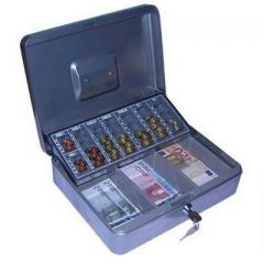 Geldkassette mit Zählbrett